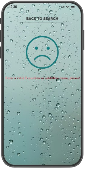 Error !The number or name you entered does not exist. Please check and try again!